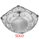 Florentine Large Pierced Silver Bowl