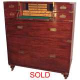 Campaign Chest with Fitted Drawer