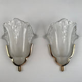 French Art Deco Wall Sconces by Petitot, 1930 Set of Four