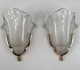 French Art Deco Wall Sconces by Petitot, 1930 Set of Four