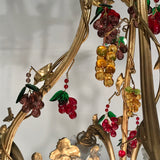 A Belle Epoque Eight Arm Chandelier Modelled with Dionysis/Bacchus Masks