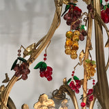 A Belle Epoque Eight Arm Chandelier Modelled with Dionysis/Bacchus Masks