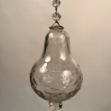 Baltic 18th Century Crystal and Gilded Iron Candle Chandelier