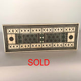 Antique Anglo-Indian Sadeli Cribbage Board