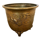 Large Oriental Brass Hibachi/Jardiniere