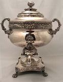 A Large Late Regency Period Sheffield  Tea Urn