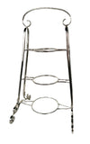 Art Nouveau Silver-Plated Three Tier Cake Stand