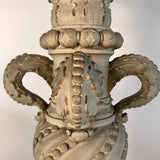 A  Pair of Theatrical Carved Pilasters Fancifully Moulded and Hand Finished