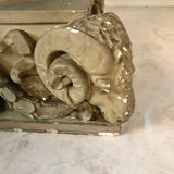 A  Pair of Theatrical Carved Pilasters Fancifully Moulded and Hand Finished