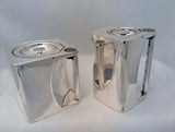 English Silver Plate “The Cube Tea Set” by Robert Johnson
