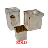 English Silver Plate “The Cube Tea Set” by Robert Johnson