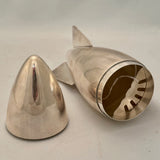 Cocktail Shaker Modelled As a Rocket with Royal Artillery Insignia