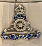 Cocktail Shaker Modelled As a Rocket with Royal Artillery Insignia