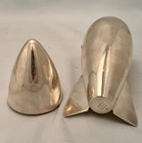 Cocktail Shaker Modelled As a Rocket with Royal Artillery Insignia