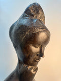 "Anna" A Cast Bronze Bust of a Women by Emilio Greco