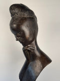 "Anna" A Cast Bronze Bust of a Women by Emilio Greco