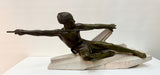 Art Deco Bronzed Metal L'Ambuscade Max le Verrier