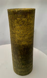 Pair of Marcello Fantoni Green Glazed Cylinder Vases