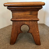 A Pair of French Canadian Oak Stools