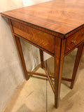 Antique Satin Birch and Inlaid  Writing Table