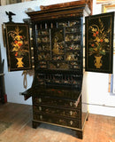 Georgian Chinoiserie Secretary