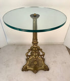 Belle Epoque Renaissance Style Brass Occasional Table