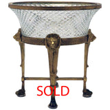 Austrian Empire Style Gilt Bronze Mounted Crystal Centrepiece