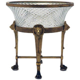 Austrian Empire Style Gilt Bronze Mounted Crystal Centrepiece