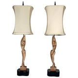 Heifetz Mid-Century Modern Pair of Table Lamps