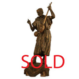 French Spelter Figure of an Arab Street Musician
