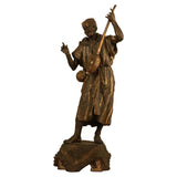 French Spelter Figure of an Arab Street Musician