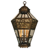 Late 19th Century Bronze Hanging Lantern