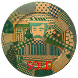 Collage Charger by Gloria Vanderbilt