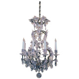 Baguès Louis XV Style Rock Crystal and Gilt Bronze Chandelier