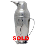 Art Deco Silverplate Penguin Cocktail Shaker