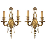 Pair of E. F. Caldwell Two-Arm Wall Sconces