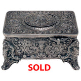 Early 20th Century German Silver Grisebaum Singing Bird Box
