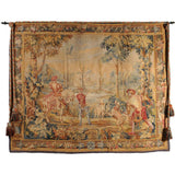 Aubusson Style Tapestry, Hunting  Scene
