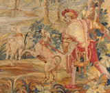 Aubusson Style Tapestry, Hunting  Scene