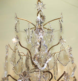 Louis XV Style Gilt Bronze and Crystal Chandelier
