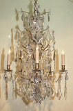 Louis XV Style Gilt Bronze and Crystal Chandelier