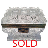 French Cut Lead Crystal Dresser Box