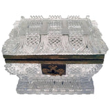 French Cut Lead Crystal Dresser Box