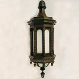 Imposing Pair of Bronze Wall-Mounted Exterior Lanterns