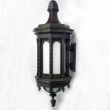 Imposing Pair of Bronze Wall-Mounted Exterior Lanterns