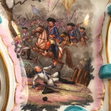 Large Pair of German Rococco Style  Porcelain Two-Light Sconces