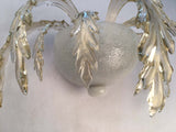 Pair of Murano Glass Leaf Wall Sconces