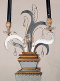 Pair of Two-Light Mirrored Wall Sconces