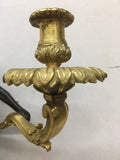Pair of Antique French Empire Style Two-Light Wall Sconces