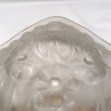 Pair of Mid-Century Modern Frosted and Aluminium Finished Wall Sconces